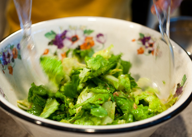 Paper Photographs Caesar Salad
