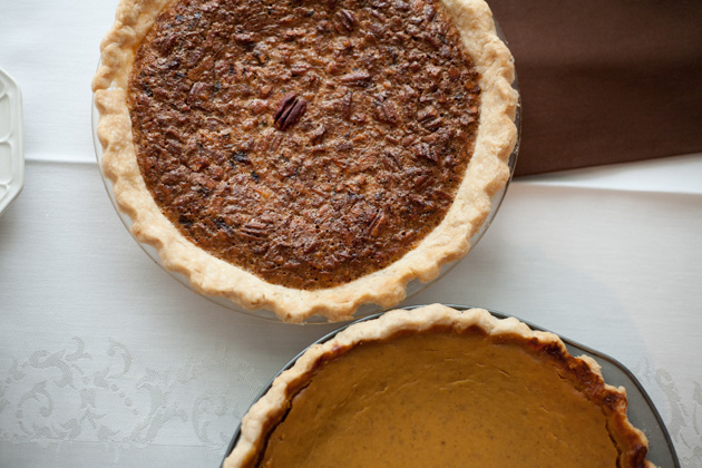 Central Ohio Food Photographer Pecan & Pumpkin Pie