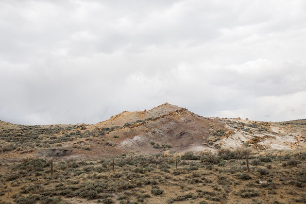 Centered Mountain on a Cloudy Day